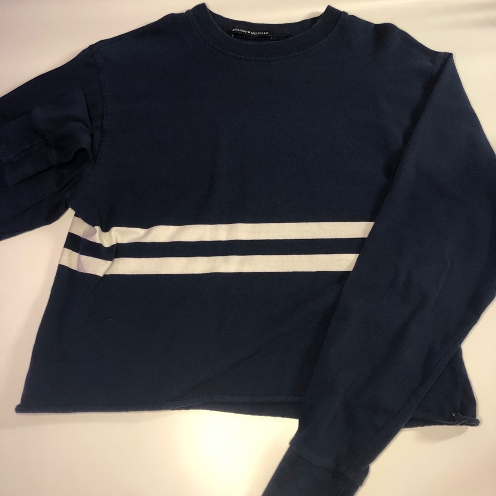 Brandy Melville Striped Long Sleeve T-Shirt